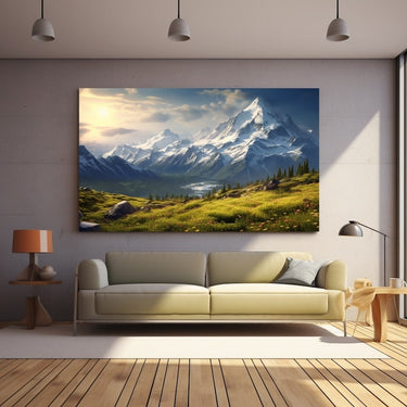 Large Mountain Painting
